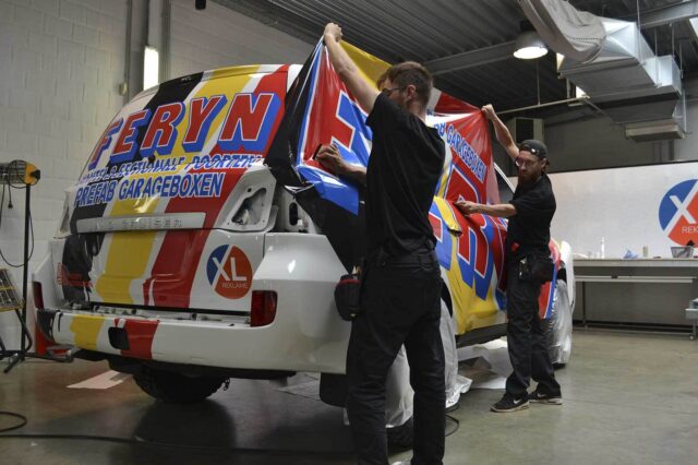 Carwrap op een wagen voor een unieke kleur en duurzame bescherming